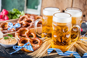 Enjoy a pretzel and a beers for Oktoberfest in Melbourne